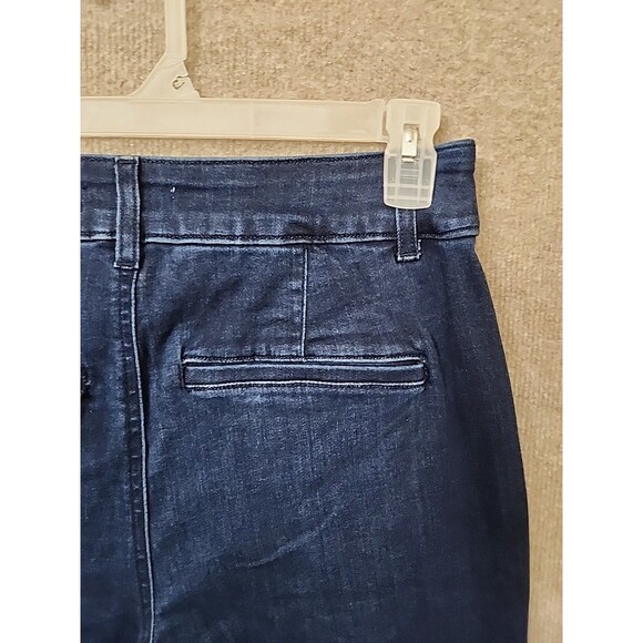 Croft Barrow Bootcut Jeans Womens 8 Blue Dark Wash Mid Rise Stretch NEW - Picture 6 of 10